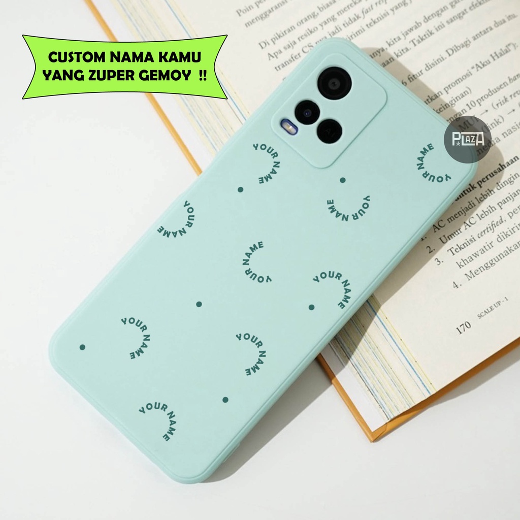 Custom Nama Kamu Softcase Macaron (MC-1) For Oppo A95 A16 A74 RENO 6 5 5F Vivo Y15S Y21 Y21S Y53S Y51A Y51 2020 V20 SE REDMI NOTE 10 4G NOTE 11 NOTE 9 NOTE 9 PRO SAMSUNG A32 4G A32 5G A22 4G A22 5G A52 IPH 11 11 PRO 7+ 8+ 12 13 12 PRO REAL C31 NARZO 50A