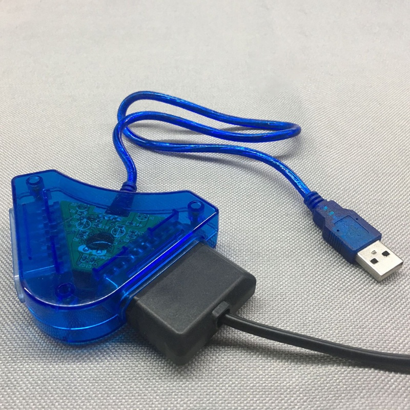 Bt USB Game Controller Adapter Gamepad Convertor Dual Port Controllers to PC USB Adapter Konversi Untuk PS1 Untuk PS2