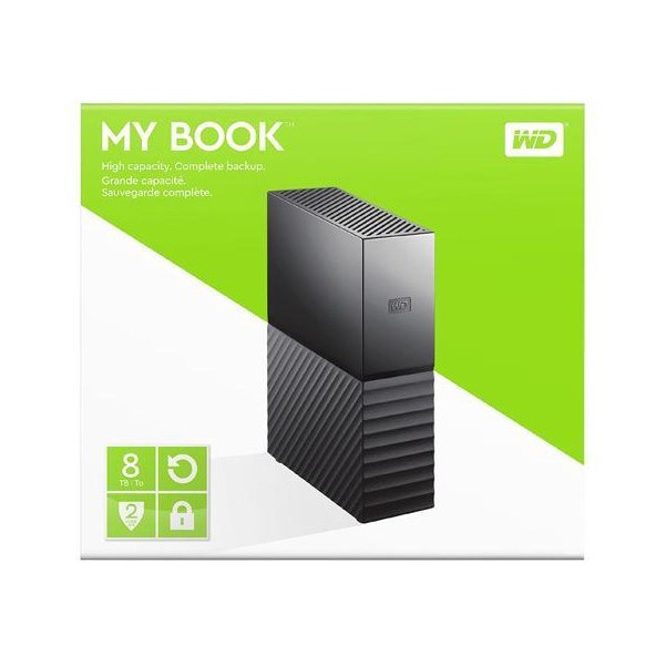 WD 8TB MY BOOK Desktop External Hard Drive-Black