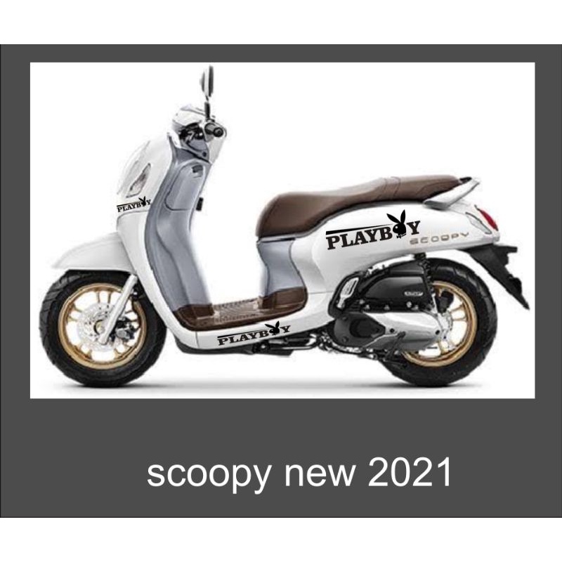 sticker cutting scoopy playboy 2022