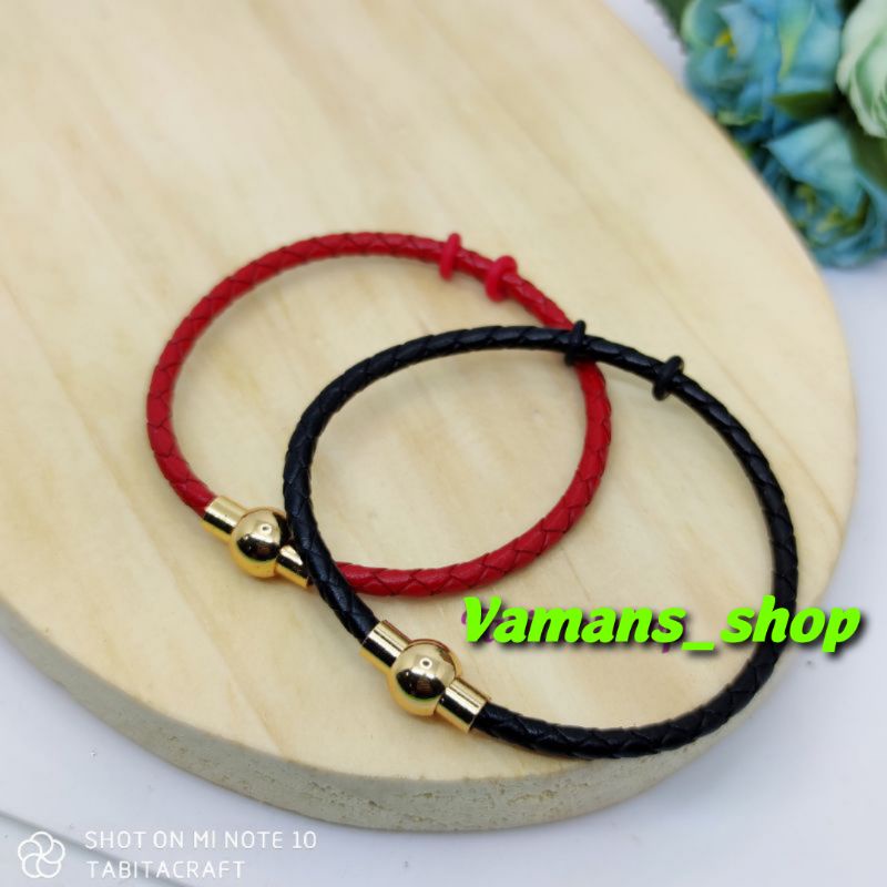 GELANG PRIA DAN WANITA . GELANG TALI KULIT BUSANA