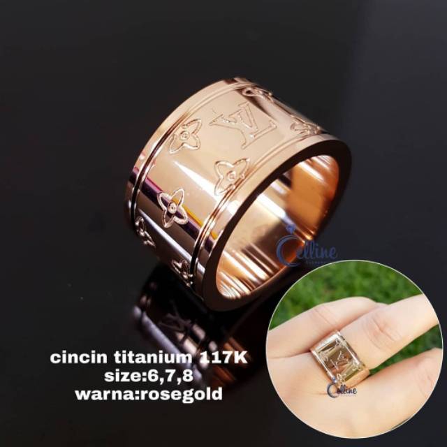 Grosir (SSC) Cincin Titanium premium/titanium tebal/cincin wanita/cincin titanium wanita Premium