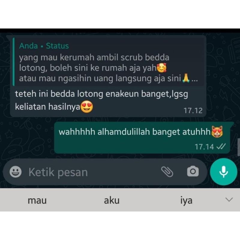 PAKET LULUR BEDDA LOTONG BUBUK 5 PCS 100gr mabello TERLARIS bedda lotong Scrub