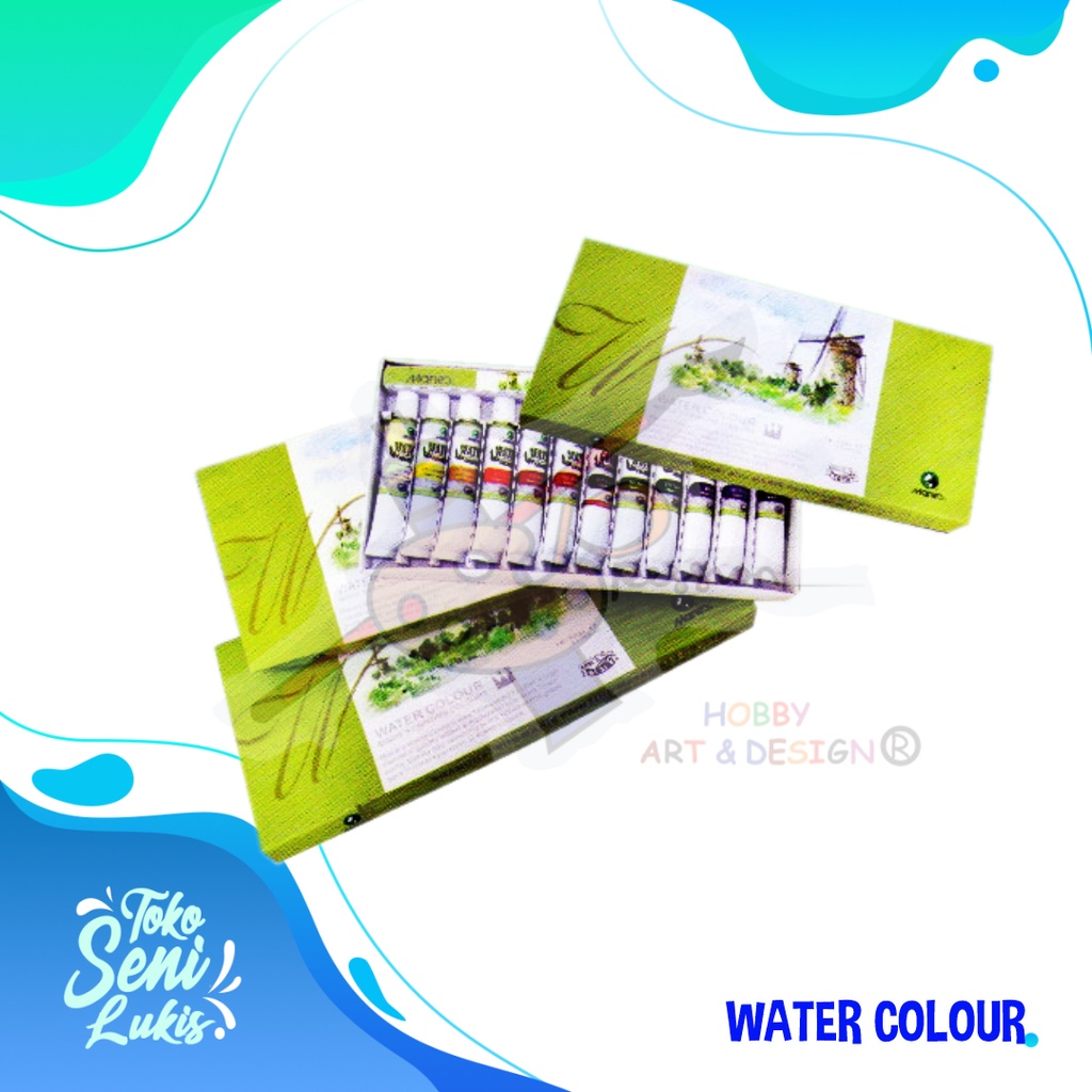

MARIES WATERCOLOR SET 12 WARNA E1336B CAT AIR