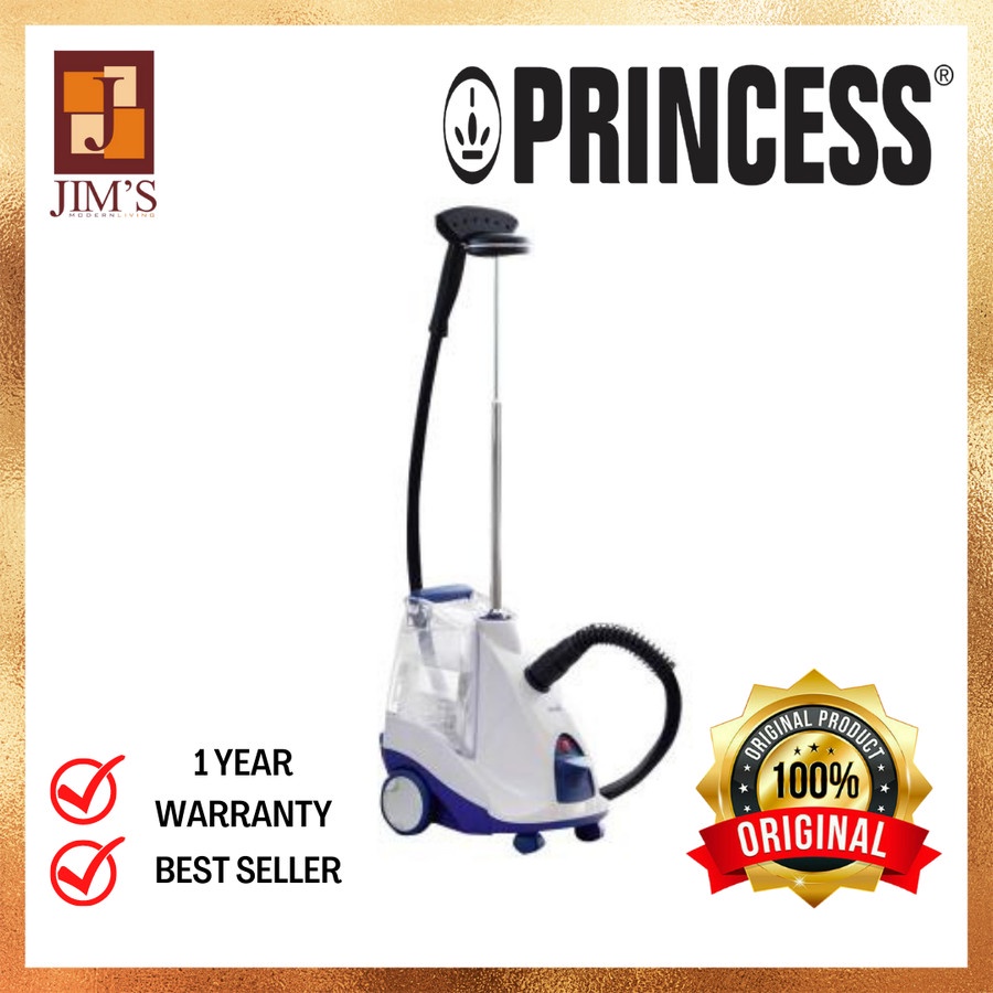 PRINCESS 332733 Royal Vertical Steamer - Setrika Uap Kapasitas 3.3L, Warna Silver