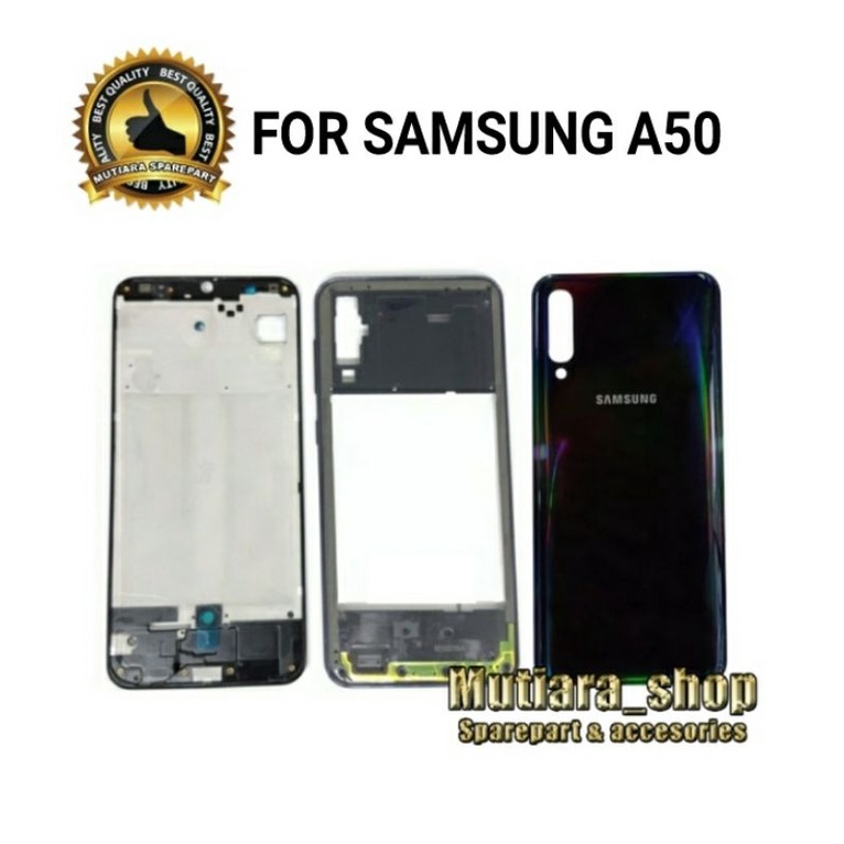 CASING / BACKDOOR PLUS BAZEL FRAME FULLSET SAMSUNG A50 A505