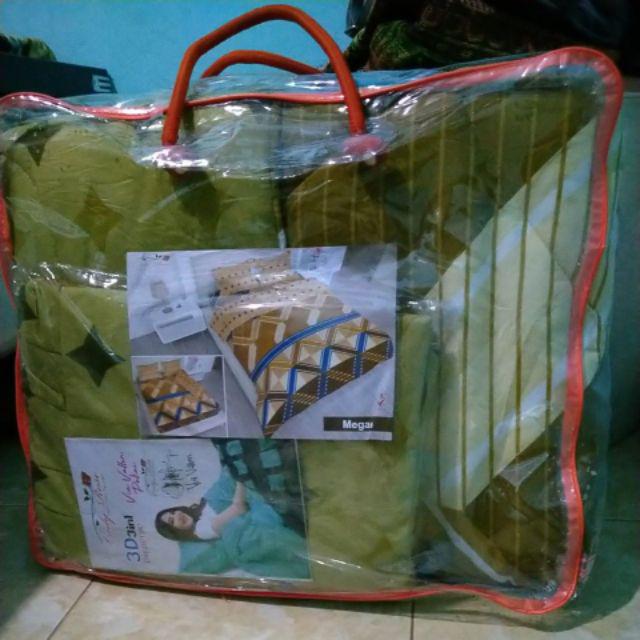 Bedcover Lady Rose | Bedcover Set 180x200 Murah