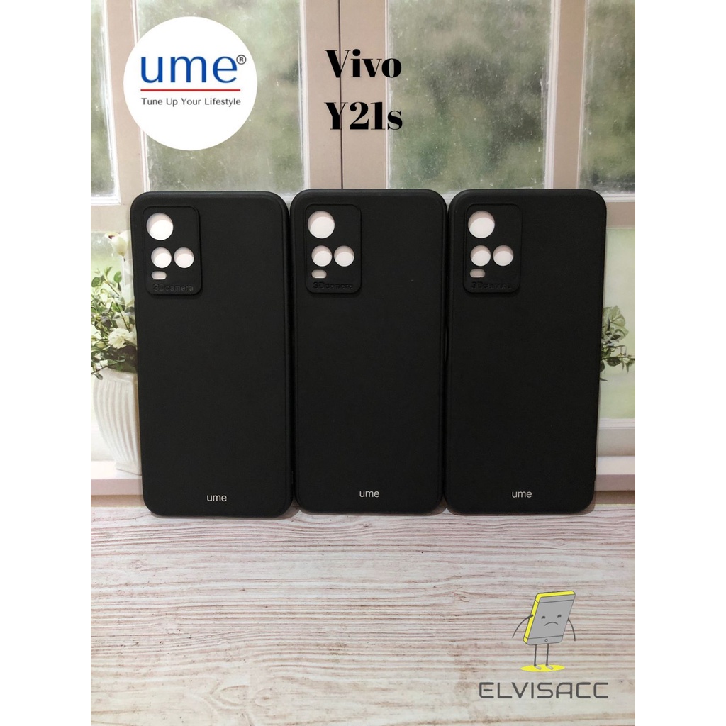 CASE VIVO Y21S SILIKON BLACK DOVE PROTECTION VIVO Y21S