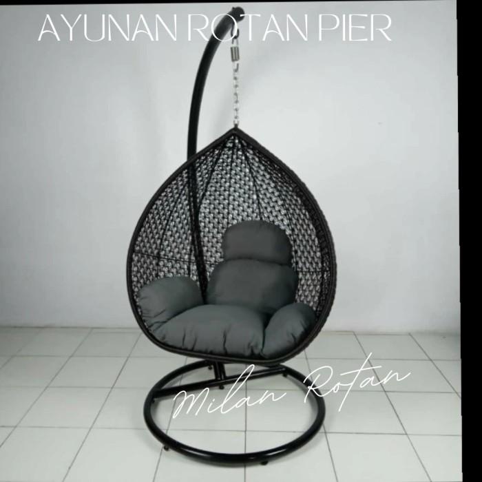 Ayunan Ayunan Gantung Rotan Sintetis