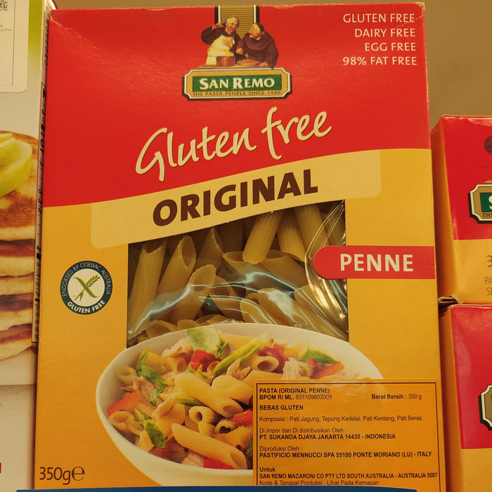 

sanremo gluten free penne 380gr