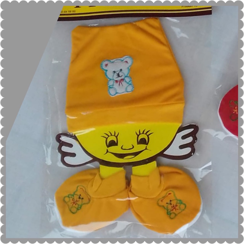 Topi Set Kupluk bayi Termurah