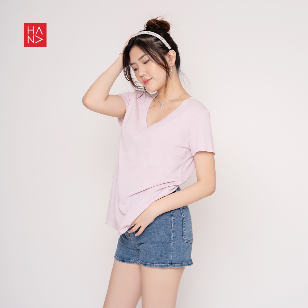 Hana Fashion - Yuki T-shirt Basic / Kaos Wanita Polos Big Size - TS488