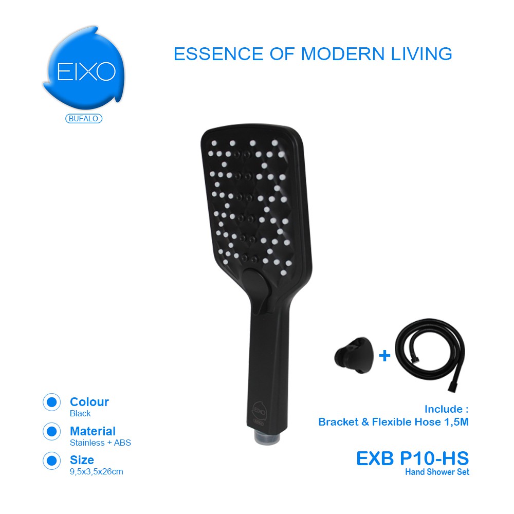 EIXO BUFALO Shower Kamar Mandi ABS Satu Set