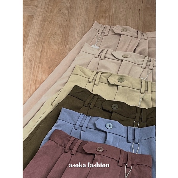 ASOKA GAIA PANTS 775 - Celana Trouser Loose Pants - Celana Wanita