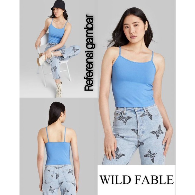 TANK TOP WANITA BRANDED/TANK TOP WANITA MURAH SISA EKSPOR WILD FABLE
