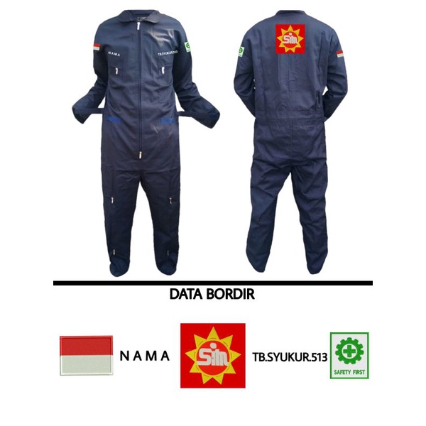 PO Pelayaran Bordir Wearpack Safety / Seragam Kerja