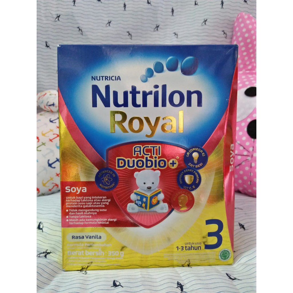 Nutrilon Royal  Soya 3 Acti Duobio Vanila 350 gr - HTA SUSU / PAMPERS / DIAPERS