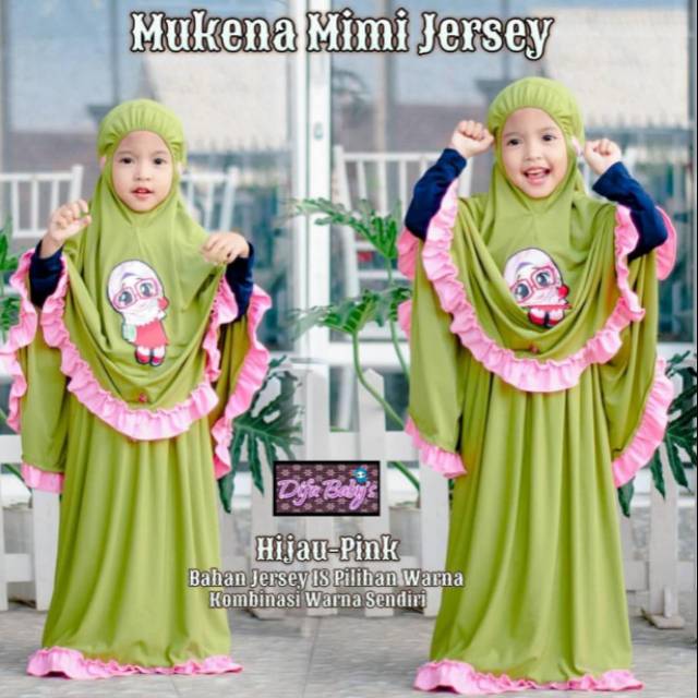 mukena anak LOL led nyala / mukenah anak TK dan SD lucu murah