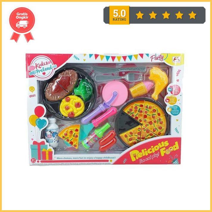 Mainan Masak Masakan Dapur Kitchen Set Makanan Mickey Mouse Promo