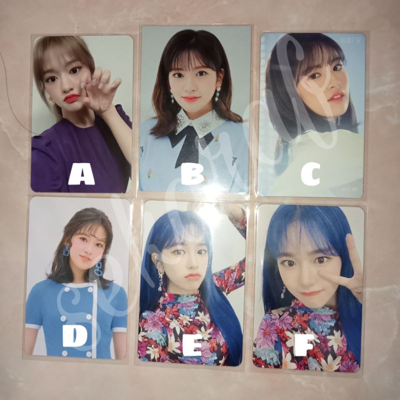 AHN YUJIN IZONE IVE PHOTOCARD PC