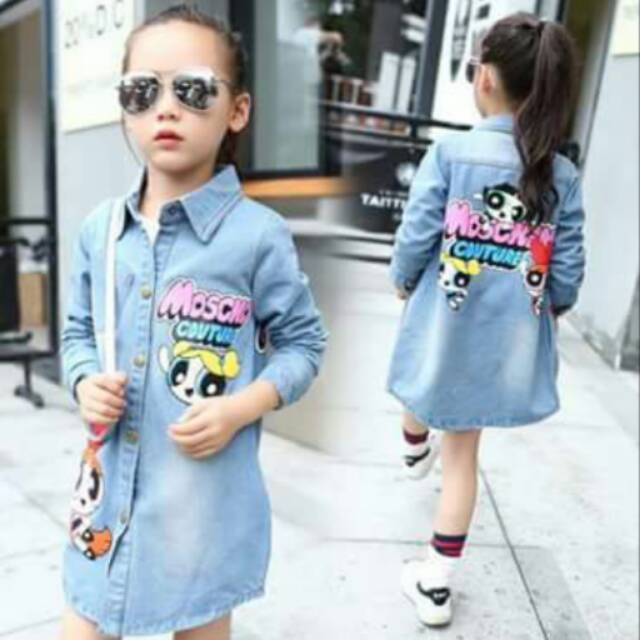 DRESS ADULTY MOSCOW JEANS / BAJU ANAK IMPORT
