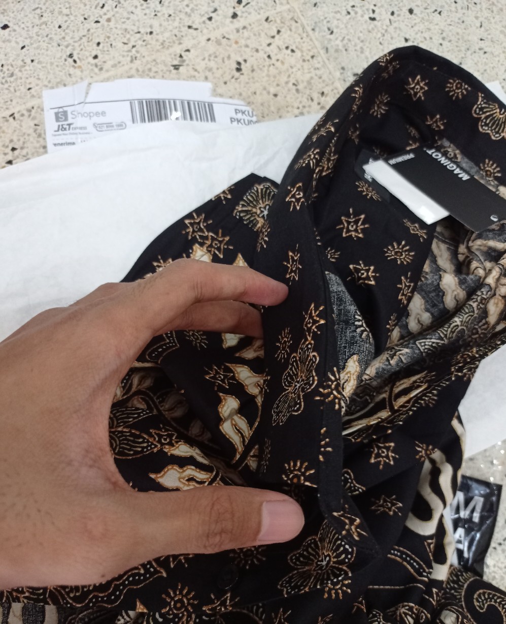 Maginot Kemeja Batik Pria Tanwira-ls Lengan Panjang