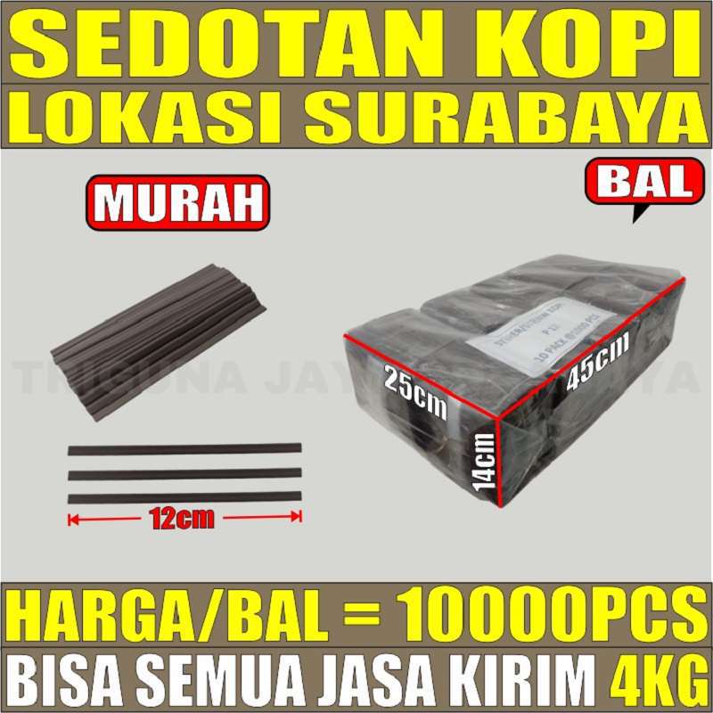 Sedotan Plastik Kopi 10000 pcs Per Ball Surabaya Semua Jasa Kirim