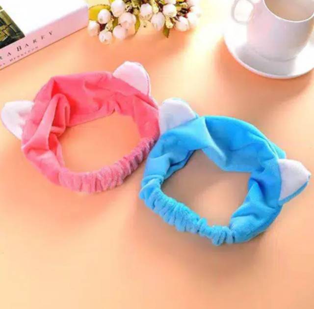 [JUNECOLLECTIONS] BANDO KOREA BENTUK TELINGA KUCING HEADBAND BANDO MANDI #1133