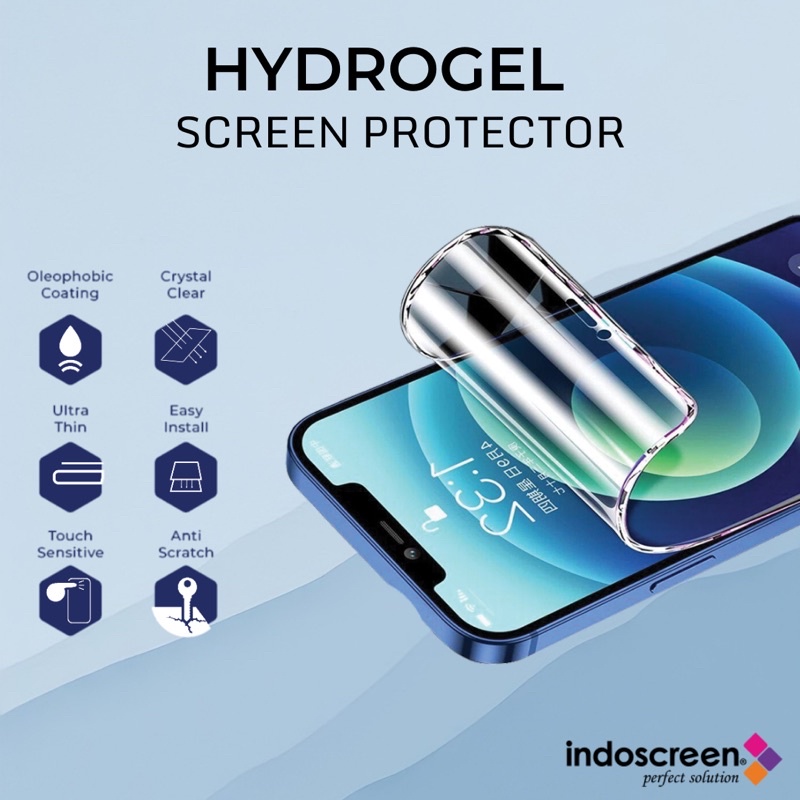 Hydrogel Anti Gores Full Cover - Anti Gores Matte - Anti Gores Clear - Anti Glare Xiaomi Redmi Mi Pocophone Poco Indoscreen