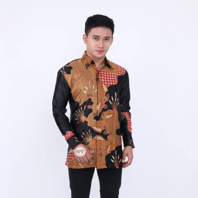 KEMEJA BATIK SEMI SUTRA SILKY PREMIUM