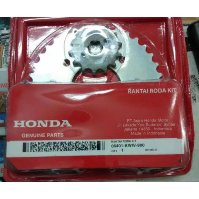 06401-KWW-900 GEAR SET BLADE NEW, REVO ABSOLUTE, REVO NEW  ASLI HONDA 06401KWW900