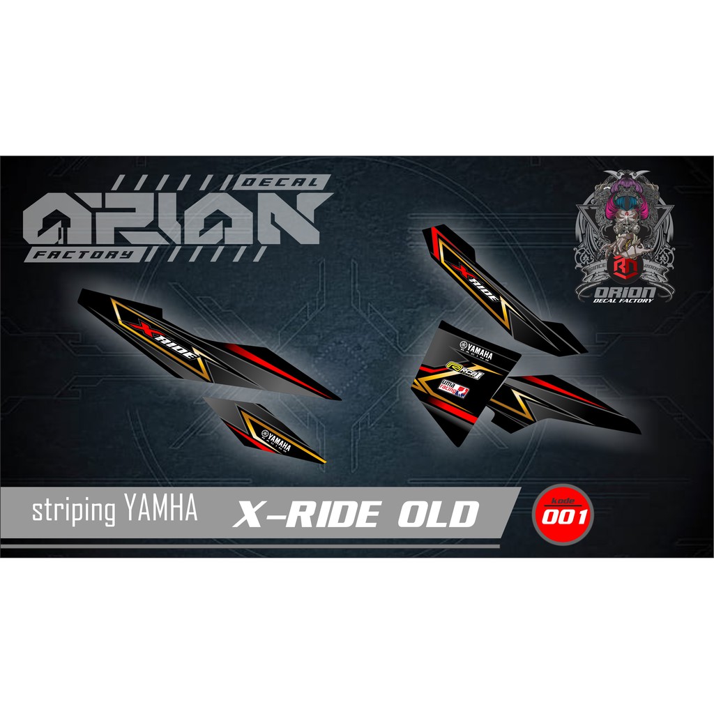 STRIPING YAMAHA X RIDE OLD