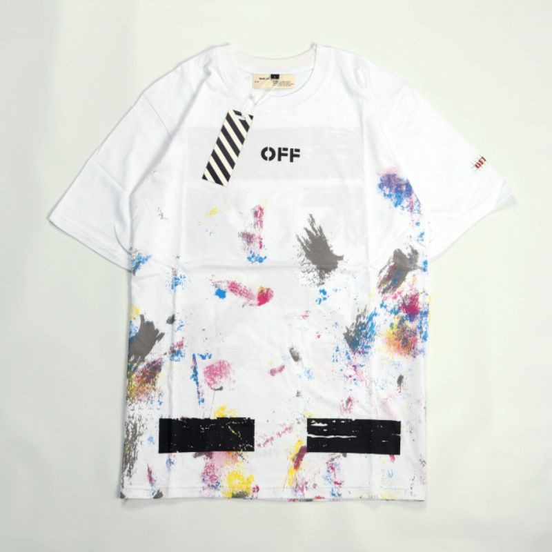 Kaos T-shirt Off White Galaxy Putih Premium Hight Quality ( Bestseller )