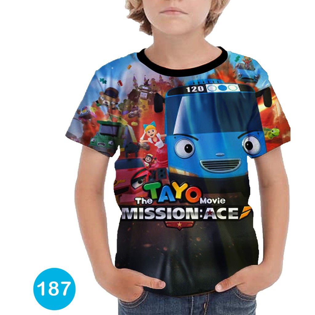 Baju Tayo the Little Bus Baju Anak Printing #187