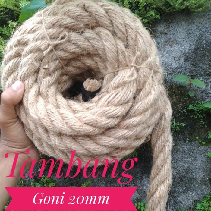Promo Tali Tambang Goni 20mm meteran perkakas Diskon
