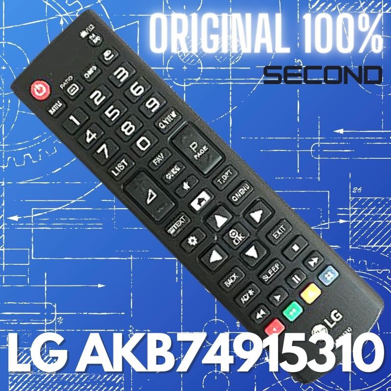 Remote Remot TV LCD LED LG AKB74915310 Original Second Bekas Murah