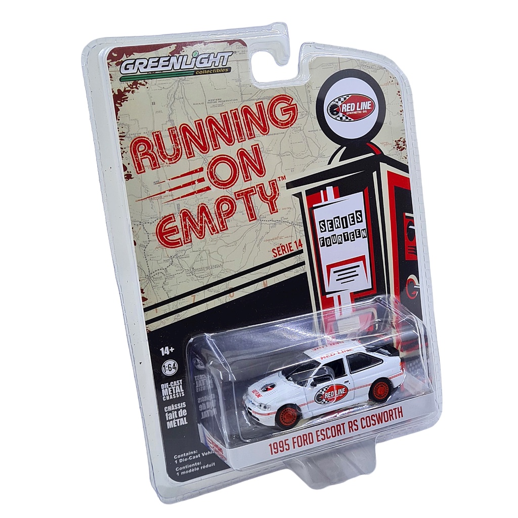 Greenlight 1995 Ford Escord RS Cosworth White - Running On Empty Series 14