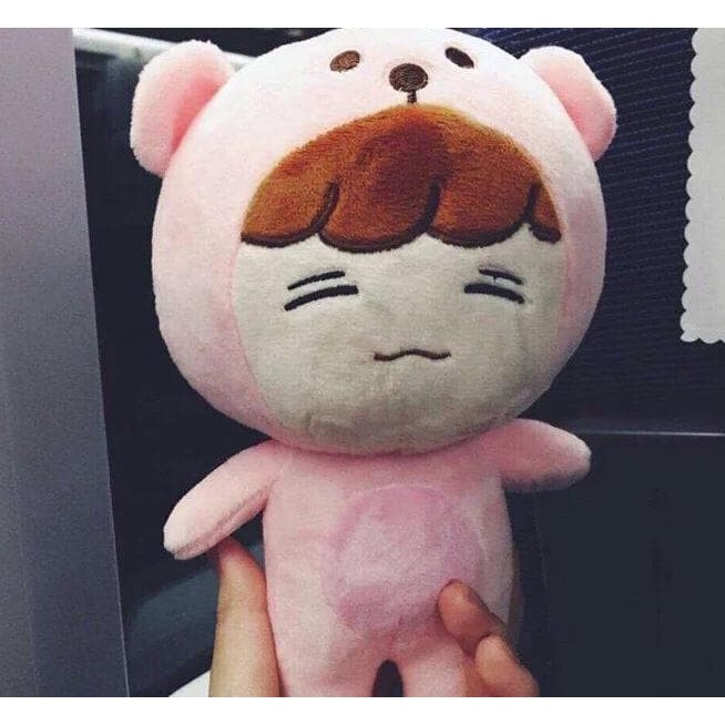 BONEKA EXO LAY LUHAN CHANYEOL BAEKHYUN SEHUN - PUTIH POLOS