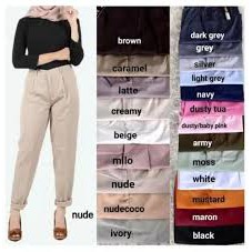 argicollection promo BAGGY PANTS Latte beige nude maroon ivory Dusty pink white moss Tamolivia B7T7