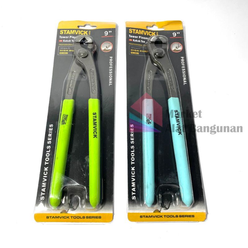 Tang Kakatua Stamvick 9" /Tang Gegep Tower Pincer Stamvick 9inch