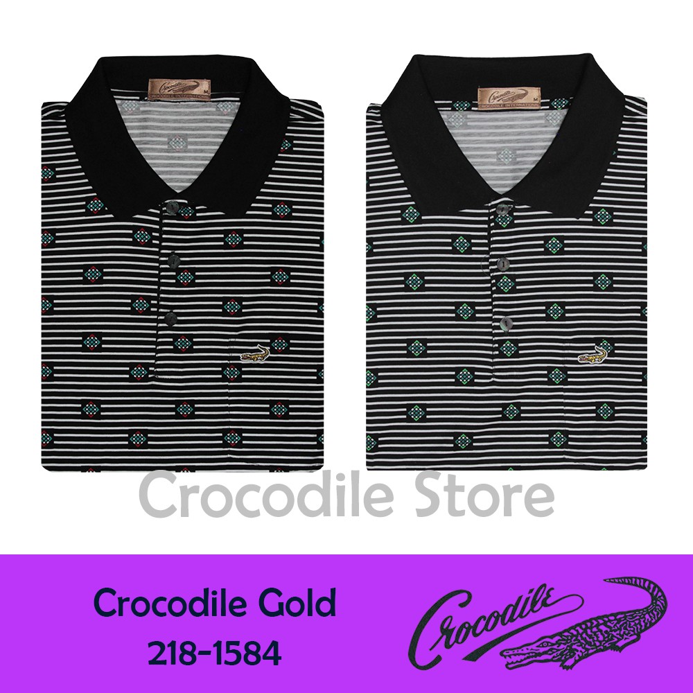 Kaos Kerah Pria Crocodile Gold 218-1584