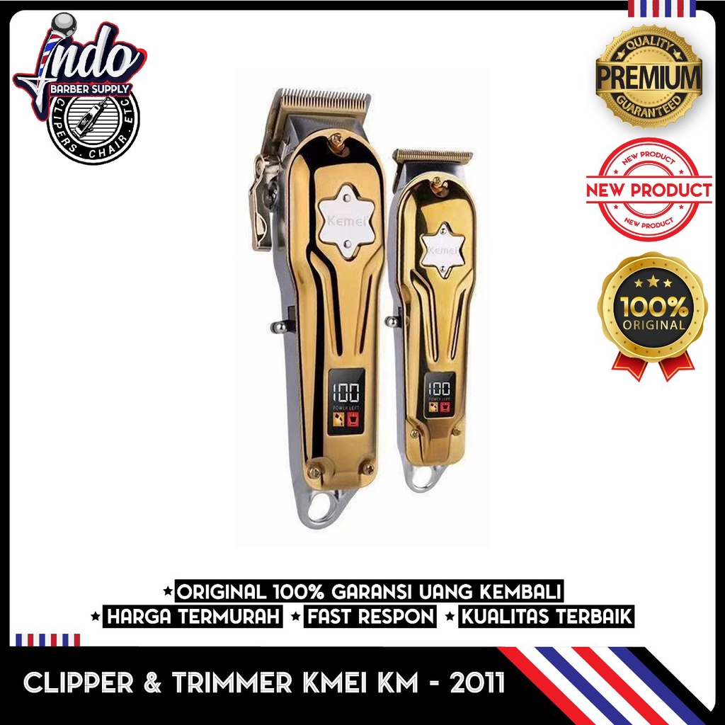 Kemei km 2011 Combo Trimmer dan Clipper dalam satu paket km-2011