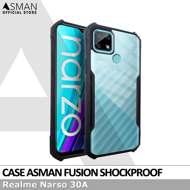 Asman Fusion Realme Narzo 30A Case Premium Amor Acrylic