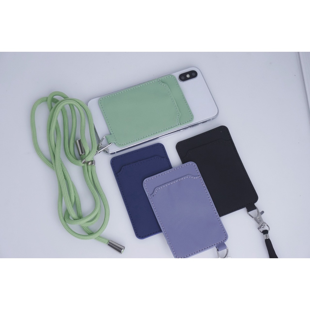 

CaseDove - Tali Card Slot 1 Slot Tempat Kartu dengan Tali untuk Wanita Pria