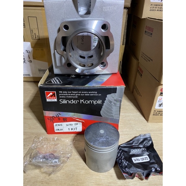 BLOK SEHER CYLINDER KIT BLOK SEKER SUZUKI SATRIA 120 R BORING SATRIA HIU LUMBA SATRIA RU