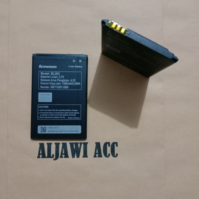 Baterai Batere Batre LENOVO A316/A316i/A369I/A269/A278T BL203 BL-203 Original Battery Handphone