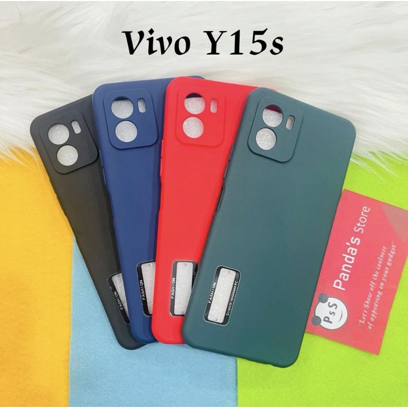 Vivo Y15s I-view Babycase + Pelindung Kamera, Makaron Full Color (PsS)