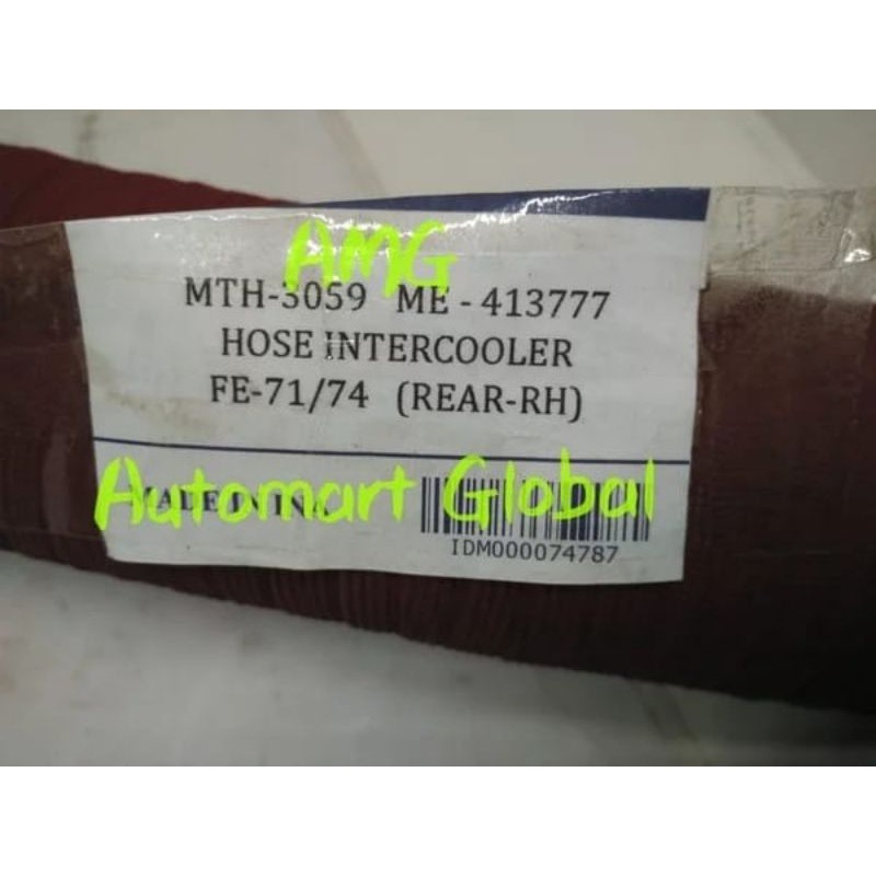 selang turbo charger Mitsubishi canter ps125 belakang rh