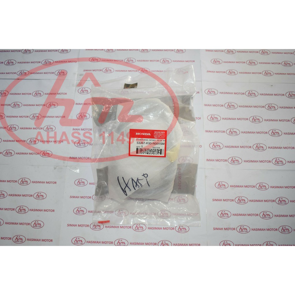 COVER RING SPEEDOMETER (SILVER) HONDA SCOOPY ESP K93 - KODE PART: 53207K93N00VSM