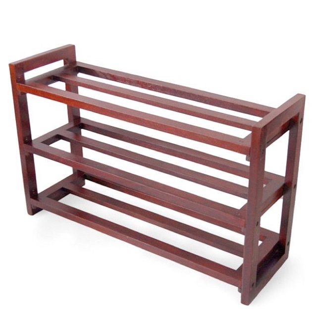  Rak  sepatu  kayu  asli Shopee  Indonesia